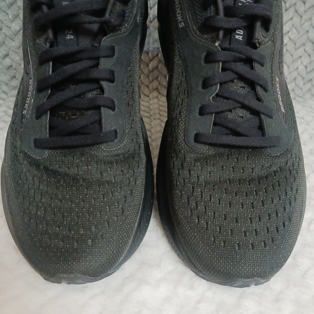 Brooks Adrenaline GTS 24 Black Ebony Women's Walking Running Shoes Size 9.5
